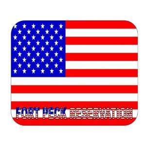  US Flag   Fort Peck Reservation, Montana (MT) Mouse Pad 
