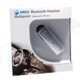 Wireless Multipoint Bluetooth Headset for iPhone 3G 3GS +Free Wall 