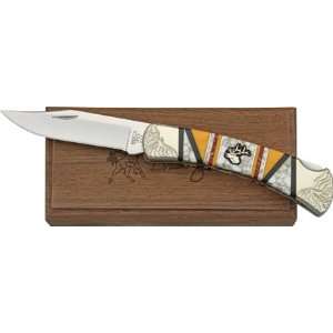  Brian Yellowhorse Knives 139 Custom Buck 110 Knife with Elk Channel 