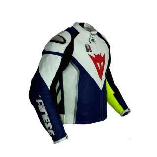 Valentino Rossi Leather Jacket D Skin Leather Motorbike Racing Leather 