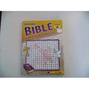  Jumbo Bible Word Search Puzzles Vol 4: Toys & Games