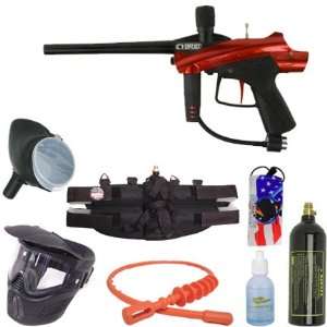  JT USA Cybrid Silver Paintball Gun Package   Red Sports 