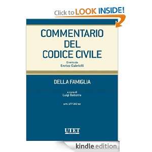   del Codice civile  Della famiglia  artt. 177 342 ter (Italian Edition