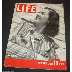   September 4, 1939    Cover Rosalind Russell Henry Luce Books