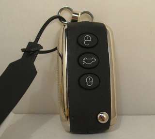 GENUINE Bentley Remote  3 button flip  key, new for Continental GT 
