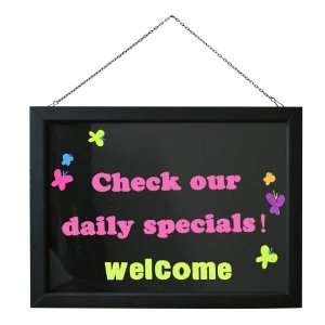   Message Writing Board LED Lighted Menu sign