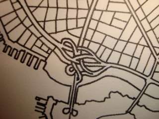 Gotham City Map Orig by Eliot R. Brown Unique Famous Batman Joker 
