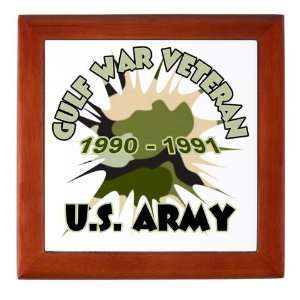  US Army Gulf War Veteran Military Keepsake Box by 