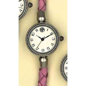 Western Flair Watch with Pink Rope Braid [Misc.]  Sports 