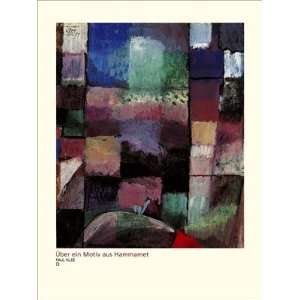  Uber ein Motiv aus Hammamet by Paul Klee   31 1/2 x 23 1/2 