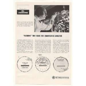  1965 Bell Telephone Labs Flashing Thin Film Circuits Print 