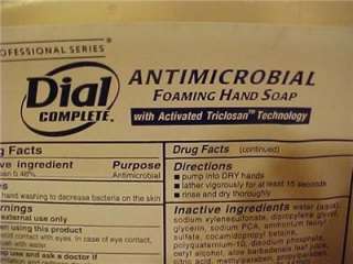 DIAL COMPLETE ANTIMICROBIAL FOAMING HAND SOAP 00162 DIS  