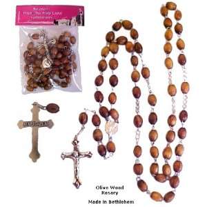  Olivewood Rosary Oval Beads From the Holy Land Spiritual 