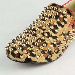   Gold Spiked Studded Loafers, UNIF, CL, Jeffrey Campbell SZ10  