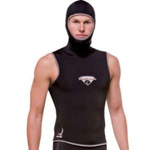 3mm hooded wetsuit vest Extra stretch layering vest for wetsuits 