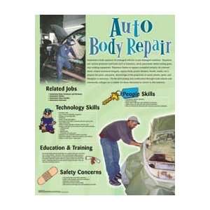  Auto Body Repair Single Laminated Poster   From the Career 