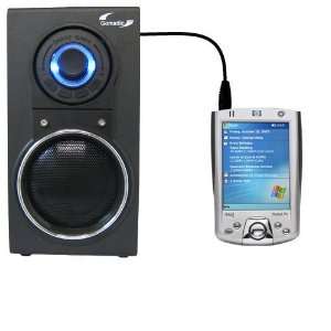  10 Watt Battery Powered Portable Amplified Audio Speaker with Dual 