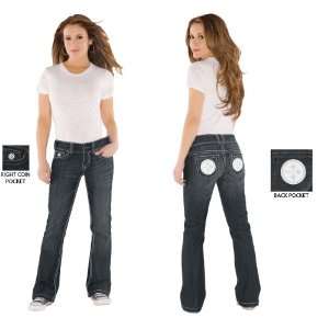 Touch by Alyssa Milano Pittsburgh Steelers Womens Bootcut Jeans 