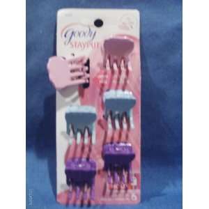  Goody Stayput Claw Clips 6 Count Beauty