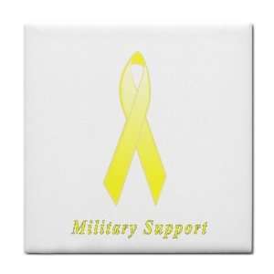  Military Support Awareness Ribbon Tile Trivet: Everything 