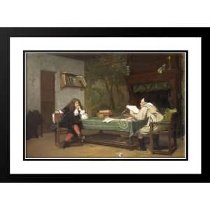 Gerome, Jean Leon 38x28 Framed and Double Matted A Collaboration 