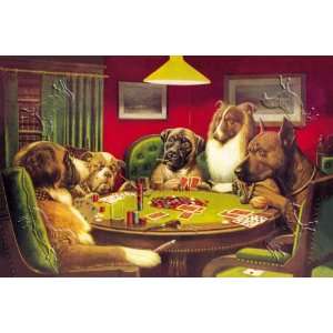   , Dog Poker   Is the St. Bernard Bluffing?   36 x 24