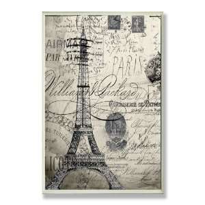   Home Decor Collection Paris Typography Wall Plaque
