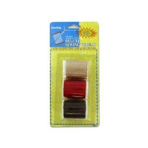 Bulk Pack of 96   3 Pack deluxe sewing thread (assorted colors) (Each 