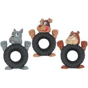  Vo Toys Tire Tykes Vinyl 5.5in Dog Toy Assorted Styles 