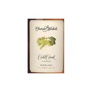  2010 Chateau Ste Michelle Cold Creek Riesling 750ml 
