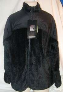 NWT Eddie Bauer Polartec Pikko Fleece Black Jacket M XL  