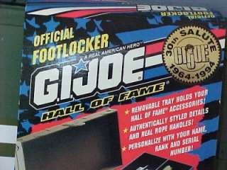Vintage G.I.JOE Hall Of Fame Footlocker ~ 30th Salute To G.I.JOE 1964 