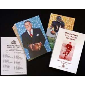  NFL Pro Football Hall of Fame Goal Line Art Cards Series 5 
