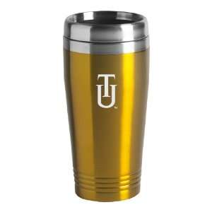  Tuskegee University   16 ounce Travel Mug Tumbler   Gold 
