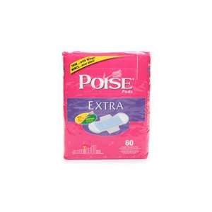  Poise Pads   EXTRA with WINGS, 60 Bladder Protection Pads 