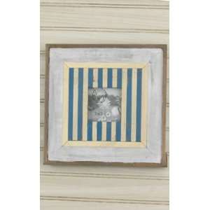  Coastal Blue Reclaimed Wood Picture Frame