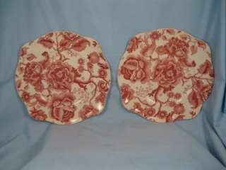 ENGLISH CHIPPENDALE SALAD PLATES Johnson Bros AS IS O  