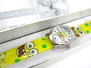 NEW* Sponge bob Squarepants kids Watch w/gift box spongebob  