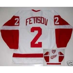   Fetisov Detroit Red Wings Home Jersey New: Sports & Outdoors