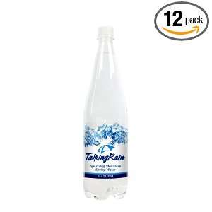 TalkingRain Sparkling Mountain Spring Water, Natural, 1 Liter (Pack of 