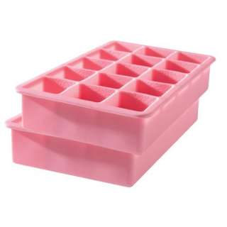 Tovolo Perfect Ice Cube Silicone Trays   Pink NEW  