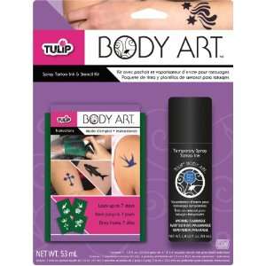  Duncan Crafts Tulip Body Art Spray Tattoo Ink & Stencil 