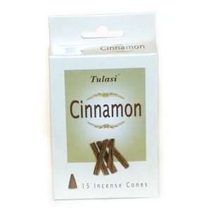  Cinnamon ~ 15 Cones ~ Tulasi Incense