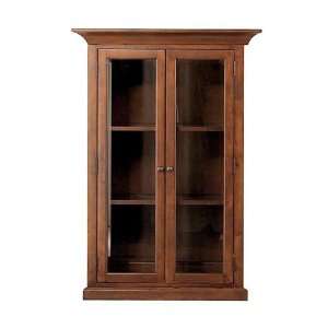    Stackable Wood Home Display Cabinet and Curio: Furniture & Decor