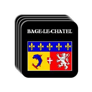  Rhone Alpes   BAGE LE CHATEL Set of 4 Mini Mousepad 