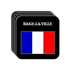  France   BAGE LA VILLE Set of 4 Mini Mousepad Coasters 