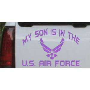 Purple 10in X 14.7in    My Son Is In The U.S. Air Force Decal Military 