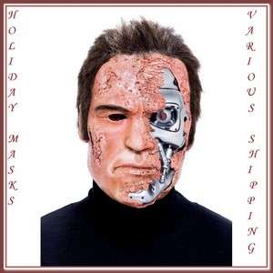 Terminator 2 Judgemnt Day Mask Detailed Sculpture W/Flesh Being Torn 