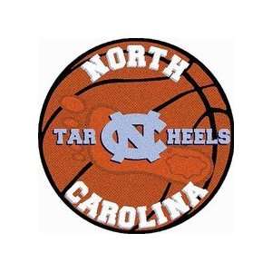  North Carolina Tar Heels 24 Basketball Shaped Rug: Sports 