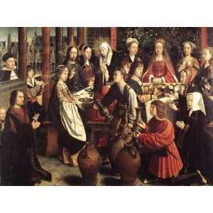   painting name The Marriage at Cana, By David Gerard 